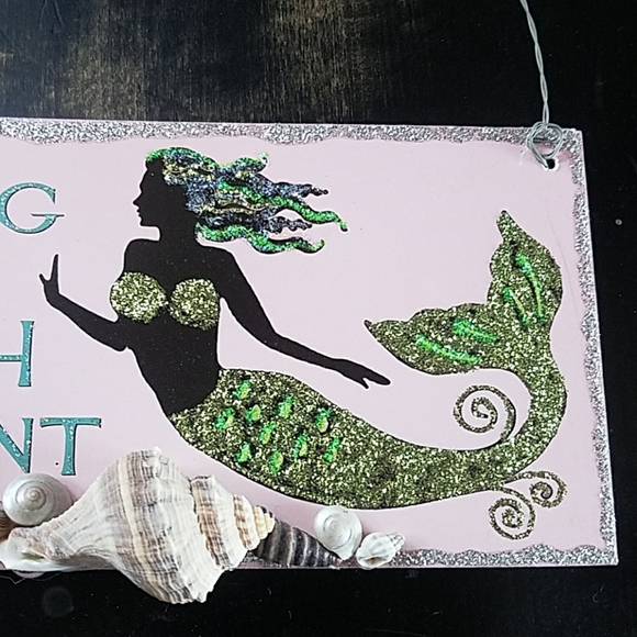 Mermaid Decorative wall hanging plaque - Picture 3 of 6